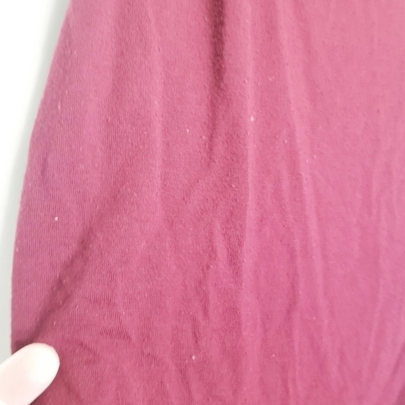 Dharma trading co Red Crossover Front ruched sides stitching broken on chest XS - Picture 14 of 14